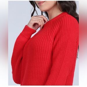 Vintage Headliners Red knit sweater